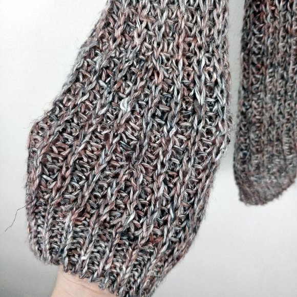 Anthropologie Mih Jeans Linen Bell Marled Sweater - Picture 8 of 10